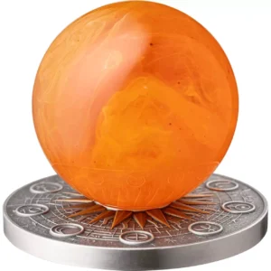 Srebrna moneta Sun Solar System 2 uncje srebra 2025