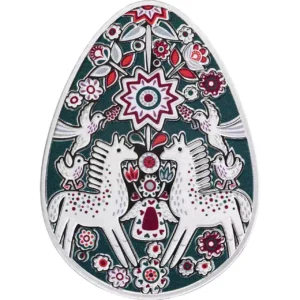 Srebrna moneta Zoretsvit Ukrainian Pysanka 1 uncja srebra 2026
