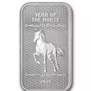 Srebrna sztabka Year of the Horse 1 uncja srebra 2026
