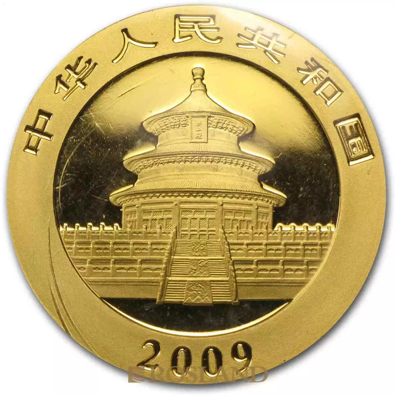 Złota moneta Chińska Panda 1 uncja Złota 2009 - obrazek 2