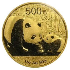 Złota moneta Chińska Panda 1 uncja Złota 2011