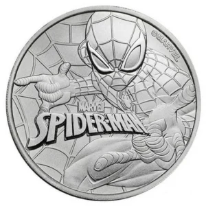 Srebrna moneta Spider-Man Marvel 1 uncja srebra 2017