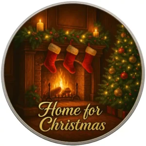 Srebrna moneta Amerykański Orzeł 1 uncja Srebra 2025 Merry Christmas: Home for Christmas