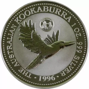Srebrna moneta Kookaburra Tower Bridge 1 uncja srebra 1996