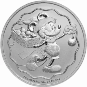 Srebrna moneta Seasons Greetings Disney 1 uncja Srebra 2025