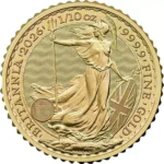 Złota moneta Britannia 1/10 uncji Złota 2026
