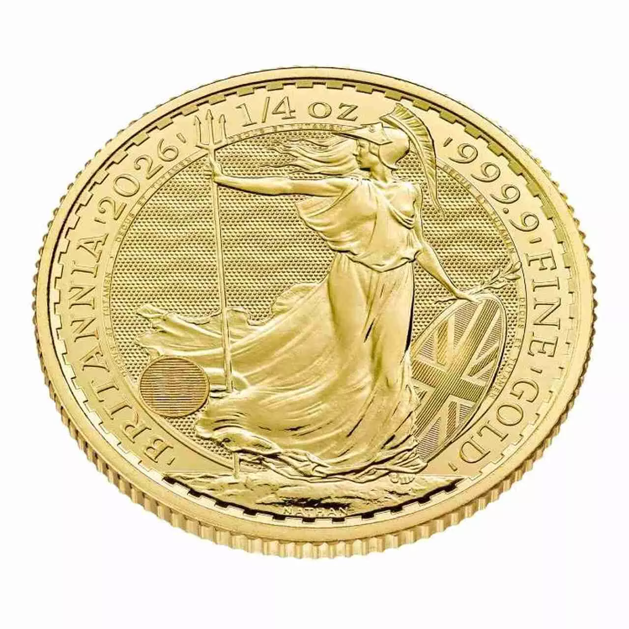 Złota moneta Britannia 1/4 uncji złota 2026 - obrazek 4