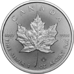 Srebrna moneta Kanadyjski Liść Klonowy 1 uncja srebra 2026