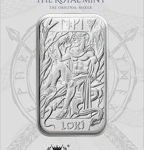Srebrna Sztabka Loki Norse Gods 1 uncja srebra