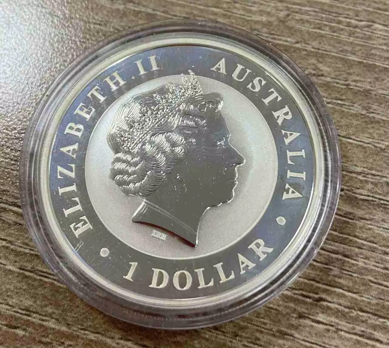 Srebrna moneta Kookaburra 1 uncja Srebra 2017 Kolorowana 3D - obrazek 2