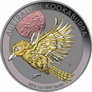 Srebrna moneta Kookaburra 1 uncja Srebra 2018 Quartet Metal