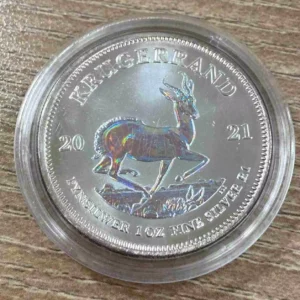 Srebrna moneta Krugerrand 1 uncja Srebra 2021 Hologram