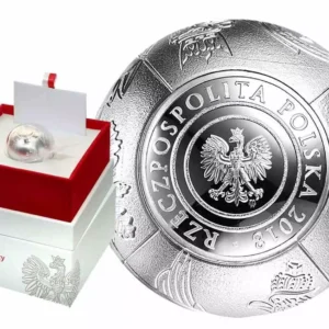 Srebrna moneta Kula 100. rocznica odzyskania przez Polskę niepodległości 217,7 g srebra 2018