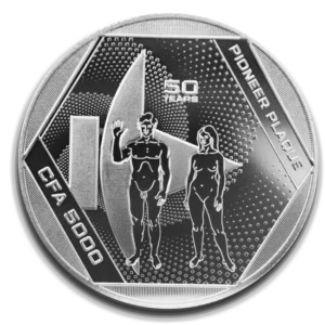 Srebrna moneta Pioneer Plaque 1 uncja Srebra 2022