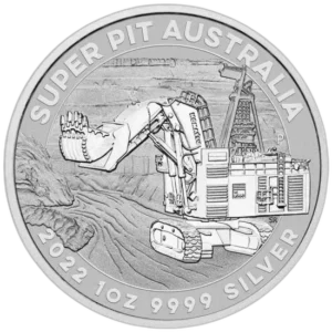 Srebrna moneta Super Pit 1 uncja srebra 2022