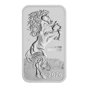 Srebrna sztabko-moneta Rok Konia 1 uncja srebra 2026