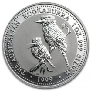 Kookaburra 1 uncja srebra 1999