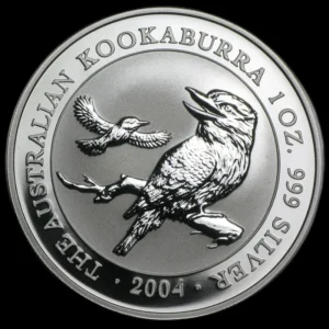Kookaburra 1 uncja srebra 2004
