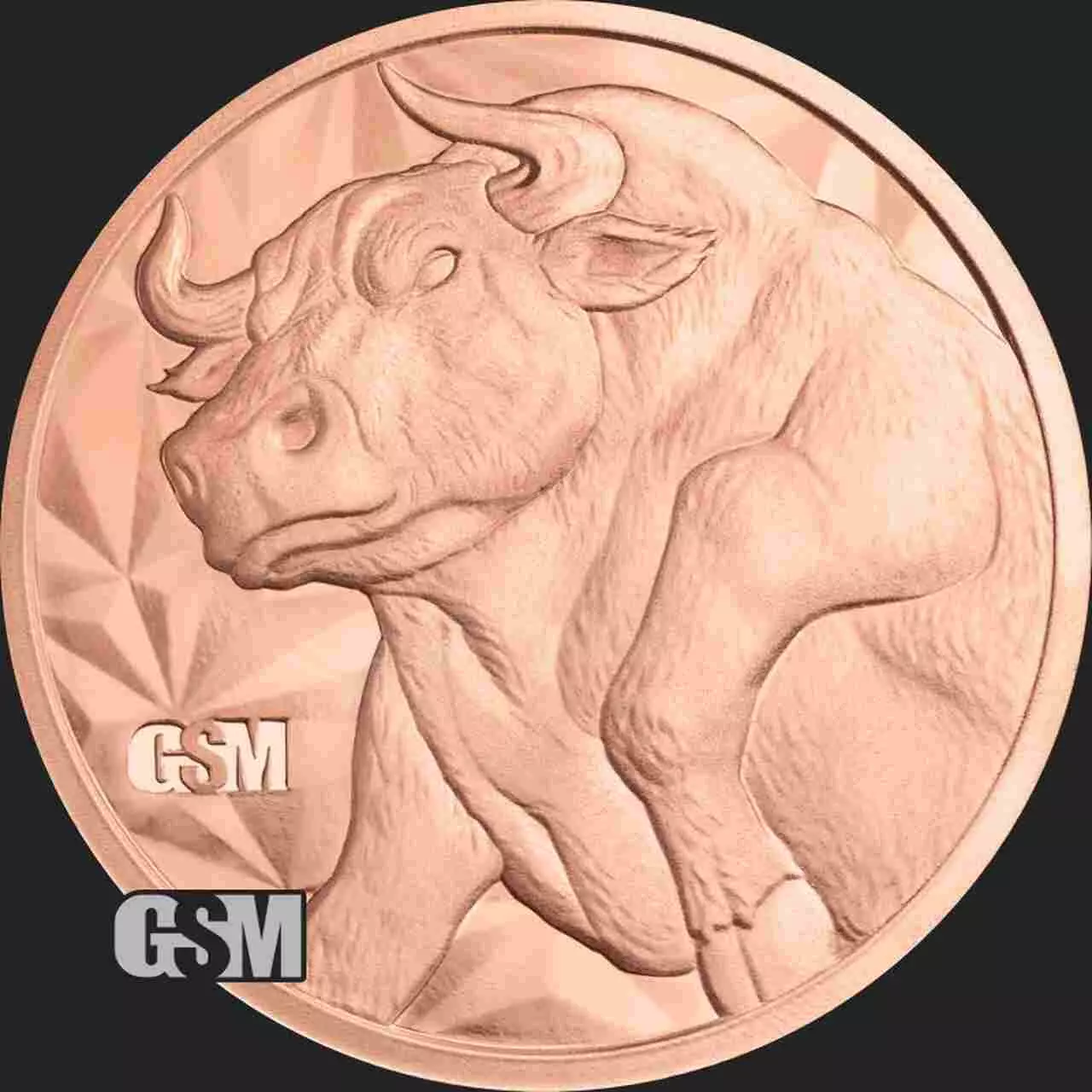 Miedziany medal Bull and Bear 1 uncja miedzi - obrazek 3