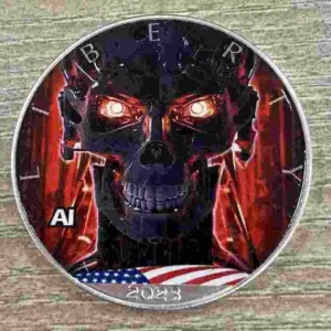 Srebrna moneta Amerykański Orzeł Artificial Intelligence 1 uncja Srebra 2023