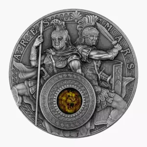 Srebrna moneta Ares i Mars Zwycięzcy i Bohaterowie 2 uncje Srebra 2021