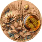 Srebrna moneta Dragonfly Amber Mirage 2 uncje srebra 2026