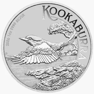 Srebrna moneta Kookaburra 1 uncja srebra 2026