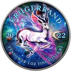 Srebrna moneta Krugerrand 1 uncja Srebra 2022 Universum Edition