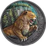 Srebrna moneta Megafauna Cave Lion 1 uncja srebra 2026 Oblivion