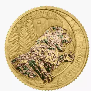 Złota moneta Megafauna Cave Lion 1/10 uncji złota 2026