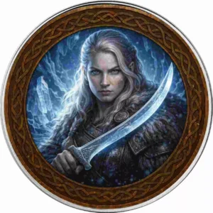 Srebrna moneta Amerykański Orzeł 1 uncja Srebra 2026 The Vikings Svala Glacierblade