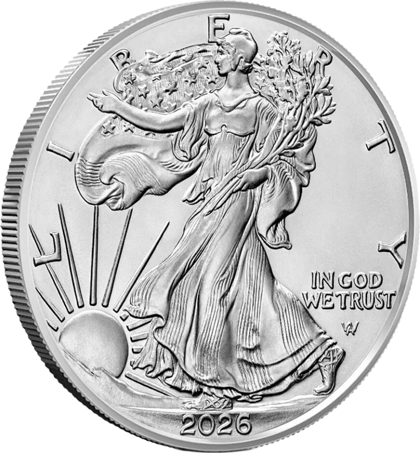 Amerykański Orzeł 1 uncja srebra 2026