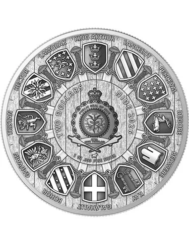 Srebrna moneta Sir Perceval Camelot 1 uncja srebra 2026 - obrazek 4