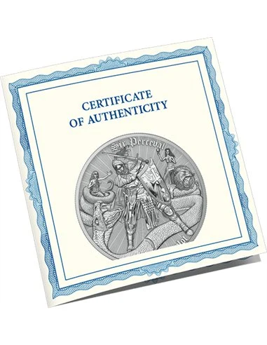 Srebrna moneta Sir Perceval Camelot 1 uncja srebra 2026 - obrazek 2