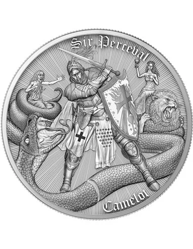 Srebrna moneta Sir Perceval Camelot 1 uncja srebra 2026