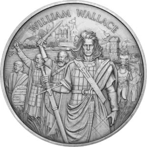 Srebrny medal William Wallace Legendary Warriors 1 uncja srebra
