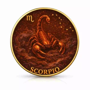 Moneta kolekcjonerska Zodiac Series Scorpio
