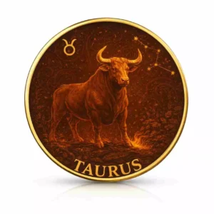 Moneta kolekcjonerska Zodiac Series Taurus