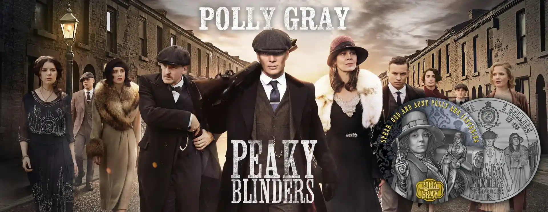 Srebrna moneta Polly Gray Peaky Blinders 2 uncje srebra 2025