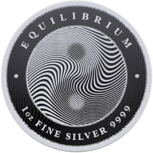 Srebrna moneta Equilibrium 1 uncja Srebra 2021 PROOF