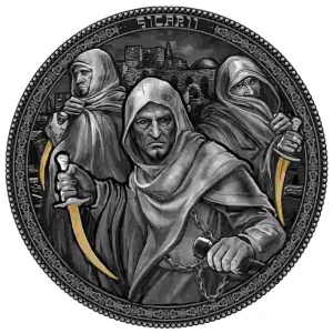 Srebrna moneta Sicarii Assassins 2 uncje srebra 2022