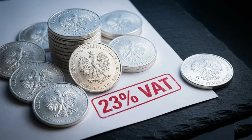 VAT na srebro inwestycyjne w Polsce — zasady