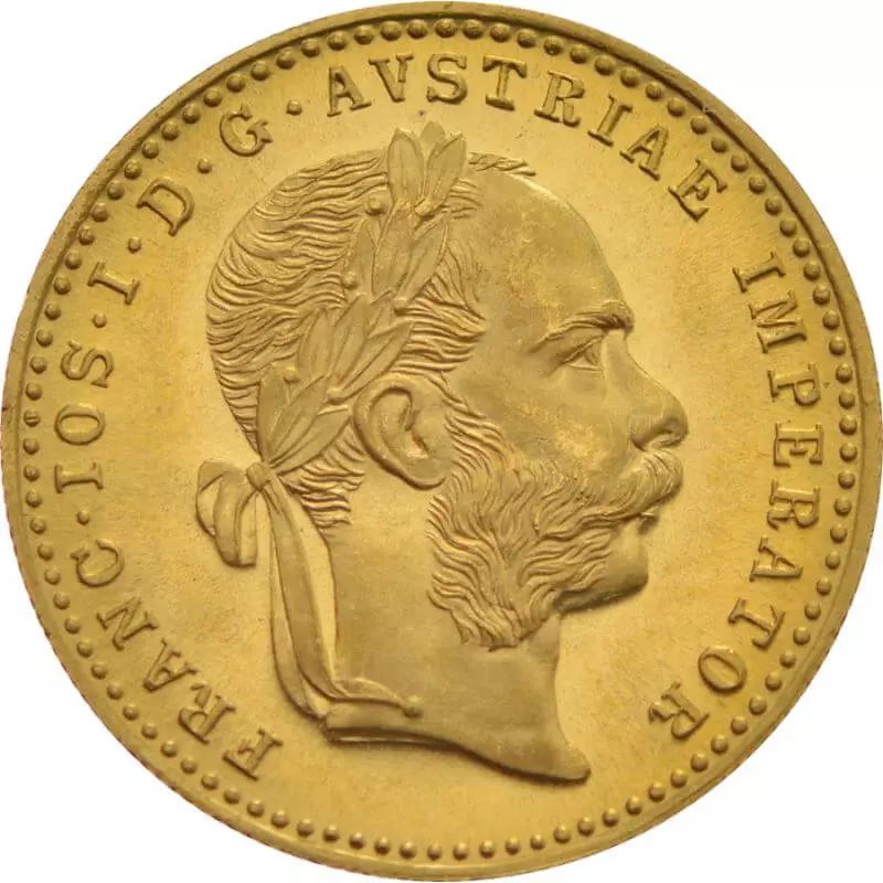 historyczna złota moneta Dukat Austriacki 3.44 g