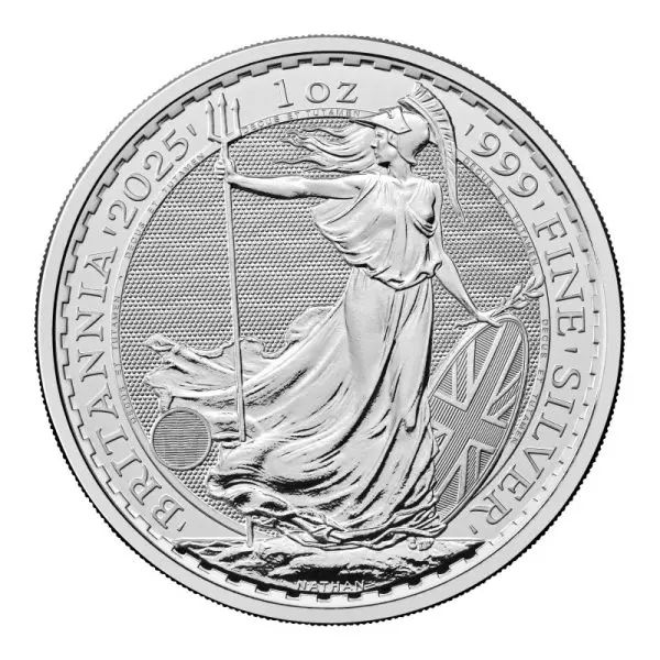 Srebrna moneta bulionowa Britannia 1 uncja srebra lata losowe