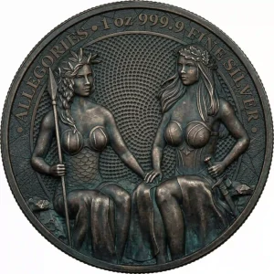 Allegorie Austria i Germania 1 uncja srebra 2021 Antique