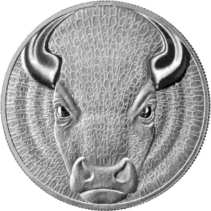 Srebrna moneta Binary Bull United Crypto States 1 uncja srebra 2026