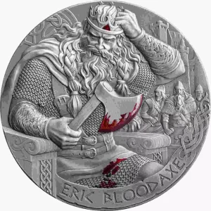 Srebrna moneta Eric Bloodaxe The Way to Valhalla 2 uncje srebra 2026