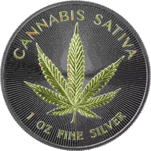 Srebrna moneta Hemp United Crypto States 1 uncja srebra 2026