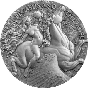Srebrna moneta Pegasus and the Muse Celestial Beauty 2 uncje srebra 2026