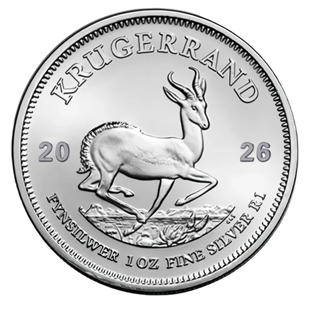 Srebrna moneta Krugerrand 1 uncja srebra 2026